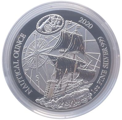 Ruanda 1 Oz Silber Mayflower 2020 PP mit Zertifikat