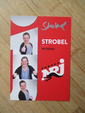 Radio Energy NRJ - Strobel - handsigniertes Autogramm!!