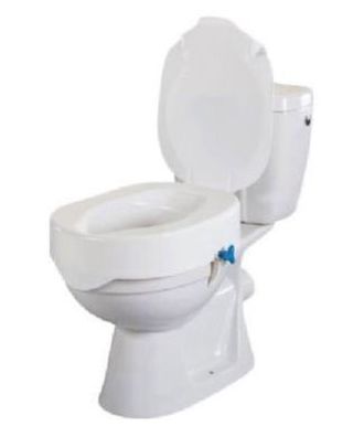 Toilettensitzerhöher 15 cm, mit Deckel