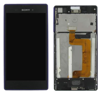 Original Sony Xperia T3 Display Touchscreen LCD Lila Sehr Guter Zustand