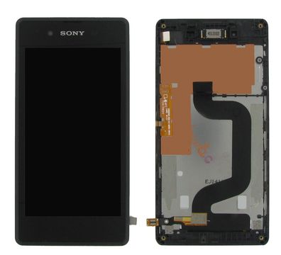 Original Sony Xperia E3 D2202 Display Touchscreen Gehäuse Schwarz C-Ware
