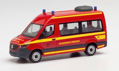Herpa 095488 MB Spinter´18 Bus Feuerwehr Dresden Maßstab 1:87