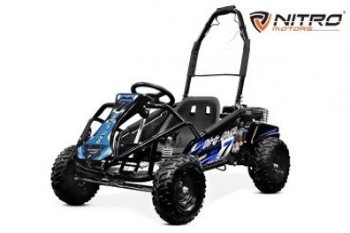 Nitro Motors GoKid Dirty 98cc Pullstart 6 Zoll Offroad Kinderbuggy Quad ATV