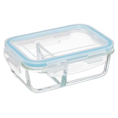 Lunch-Box aus Glas, 2-Fächer, 1,1 L - 5five Simple Smart