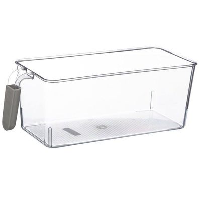 Lebensmittelbehälter für Kühlschrank + Griff, 30 x 17,5 x 11 cm, transparent