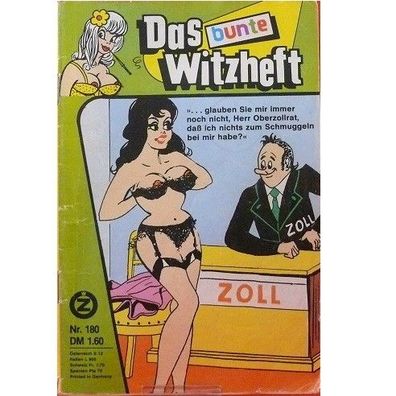 Das bunte Witzheft Nr.180 Zoll Comic 60er mit Sexy Witzen Verlag Zauberkreis Nürnberg