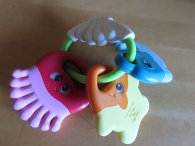 Babyspielzeug Greifring Beißring mit 3 Meerestieren/ Chicco
