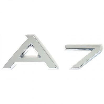 Original Audi Schriftzug A7 Emblem Logo Aufkleber Modellbezeichnung 4G88537412ZZ
