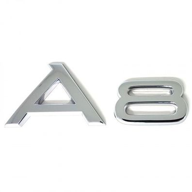 Original Audi Schriftzug A8 Emblem Aufkleber Modellbezeichnung 4D0853741D2ZZ