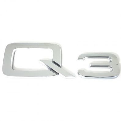 Original Audi Schriftzug Q3 Emblem Logo Aufkleber Modellbezeichnung 8U08537412ZZ