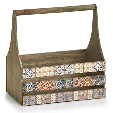 Deko-Kiste für Kräuter, MOSAIC, 31 x 19 x 32 cm, ZELLER - ZELLER