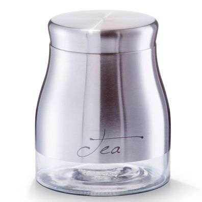 Teebehälter aus Glas 'Tea', 900 ml, Edelstahl, ZELLER - ZELLER
