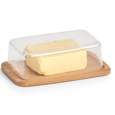 Butterdose mit Bambusbrett, 19 x 12 cm, ZELLER - ZELLER