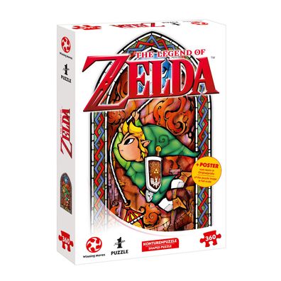 Puzzle Zelda Link-Adventurer 360 Teile 25,4 x 48cm