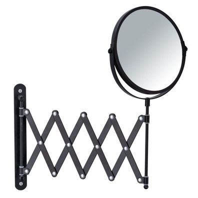 Teleskop-Kosmetikspiegel Exclusiv, schwarz, WENKO