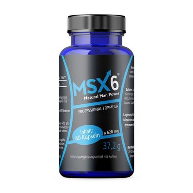 MSX6 Man Power Kapseln | Vitamine für aktive Männer