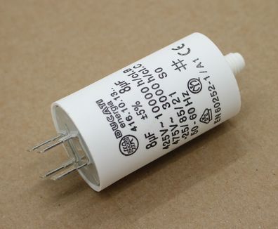 Kondensator 8uF / 425VAC Motorkondensator Anlaufkondensator 32 x 55 mm