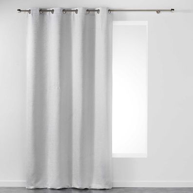 Homea Vorhang mit Ösen, Polyester, Polyester, kaki, 260x140 cm - Douceur d'intérieur