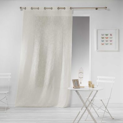 haltona Panel Ösen, Polyester, Natur, 240 x 140 cm - Douceur d'intérieur