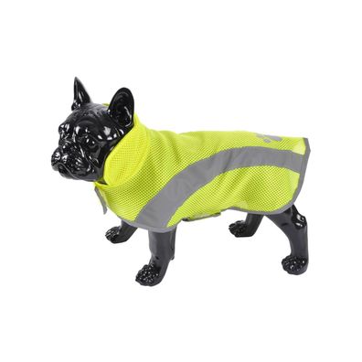 Regenmantel für Hunde, reflektierend, 30 cm, gelb