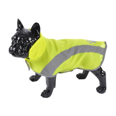 Regenmantel für Hunde, reflektierend, 35 cm, gelb