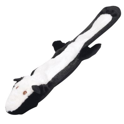 Hundespielzeug ILTIS, quietschend, 48 cm, schwarz-weiß