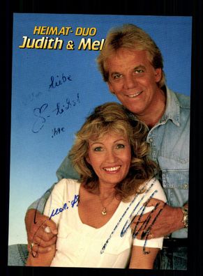 Judith und Mel Autogrammkarte Original Signiert ## BC 168282