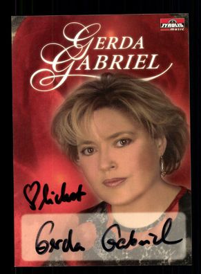 Gerda Gabriel Autogrammkarte Original Signiert ## BC 168178
