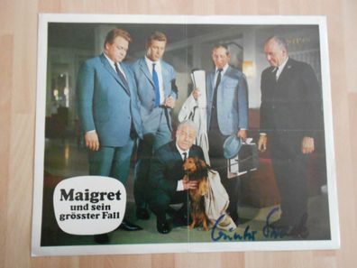 Günter Strack AHF Maigret und sein grösster Fall Original Signiert ## BC G 31110