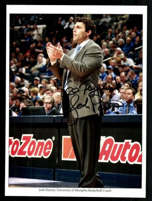 Josh Pastner Autogrammkarte Original Signiert Baskettball ## BC G 31553