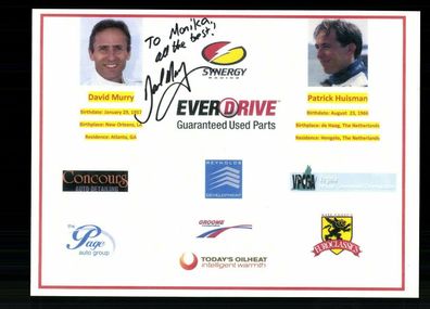 David Murry Autogrammkarte Original Signiert Motorsport ## BC G 31083