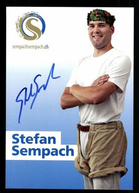 Stefan Sempach Autogrammkarte Original Signiert Schwinger ## BC G 31072