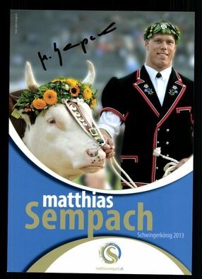 Matthias Sempach Autogrammkarte Original Signiert Schwinger ## BC G 31073