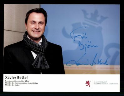 Xavier Bettel Premierminister von Luxemburg Foto Original Signiert # BC G 31137