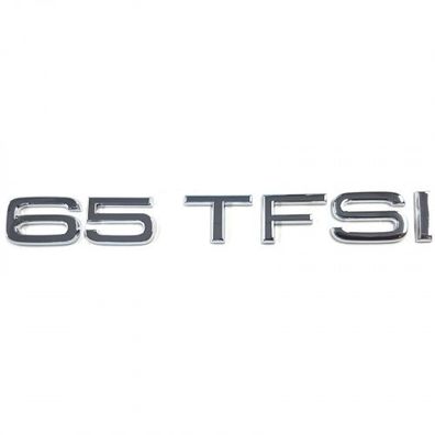 Original Audi Schriftzug 65 TFSI Emblem Logo Aufkleber chrom 4H0853744J2ZZ