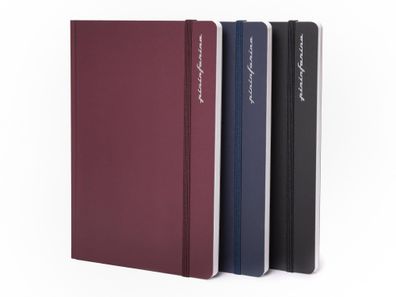 Pininfarina Stone Paper Notizbuch Rot Schwarz Blau Soft-Touch-Cover 14 * 21cm