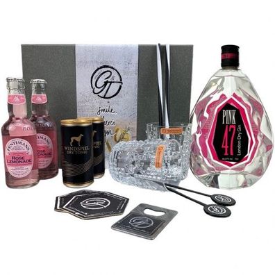 Pink 47 London Dry Gin &amp; Tonic Geschenkeset