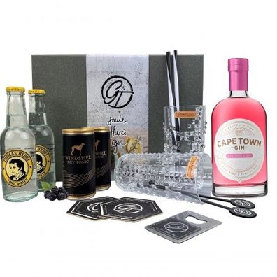 Cape Town Pink Lady Gin &amp; Tonic Geschenkeset