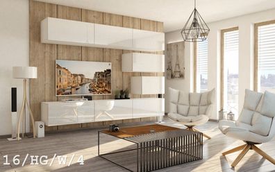 Future 16 Möbel für Wohnzimmer Wohnwand Mediawand Schrankwand Wohnschrank