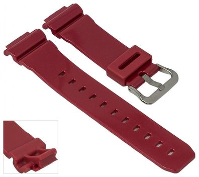 G-Shock Armband | für DW-6900 DW6900 in metallic rot