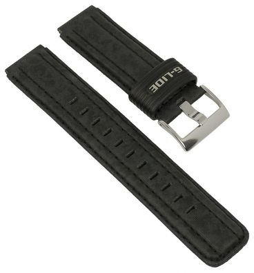 G-Shock Armband | für GLS-100 G-Lide Textil/ Leder Mix grau Casio