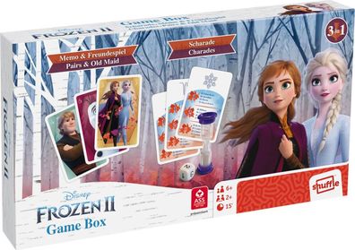 ASS Altenburger 22501550 Disney Frozen 2 Eiskönigin Spielebox 3in1