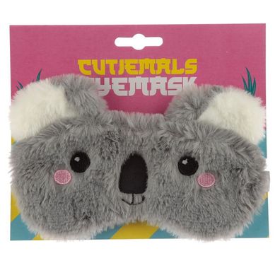 Schlafbrille Koala Schlafmaske Augenmaske flauschig weich NEU