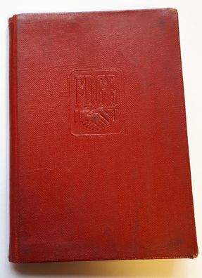 Mitgliedsbuch 1960 - 1969 FDGB