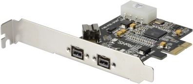 Digitus Firewire 800 PCIe Card 2x9-Pin Extern + 1x9-Pin Intern