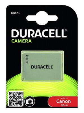 Duracell Li-Ion Akku 820mAh für Canon NB-5L