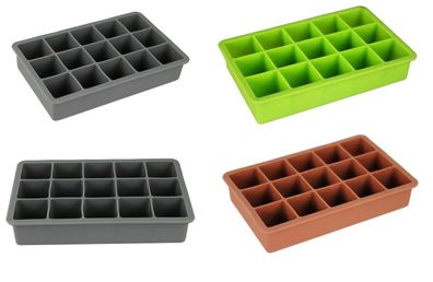 Silikon Eiswürfelform Eiswürfel Quadrat Jumbowürfel für 15 Eiswürfelbereiter