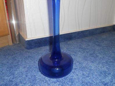 sehr schöne Vase aus Lauscha-blau-Höhe 24cm