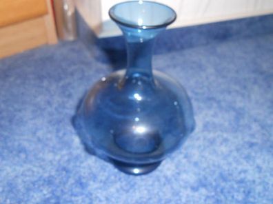 sehr schöne Vase aus Lauscha-blau-Höhe 16 cm