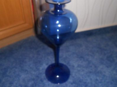 sehr schöne Vase aus Lauscha-blau-Höhe 28 cm